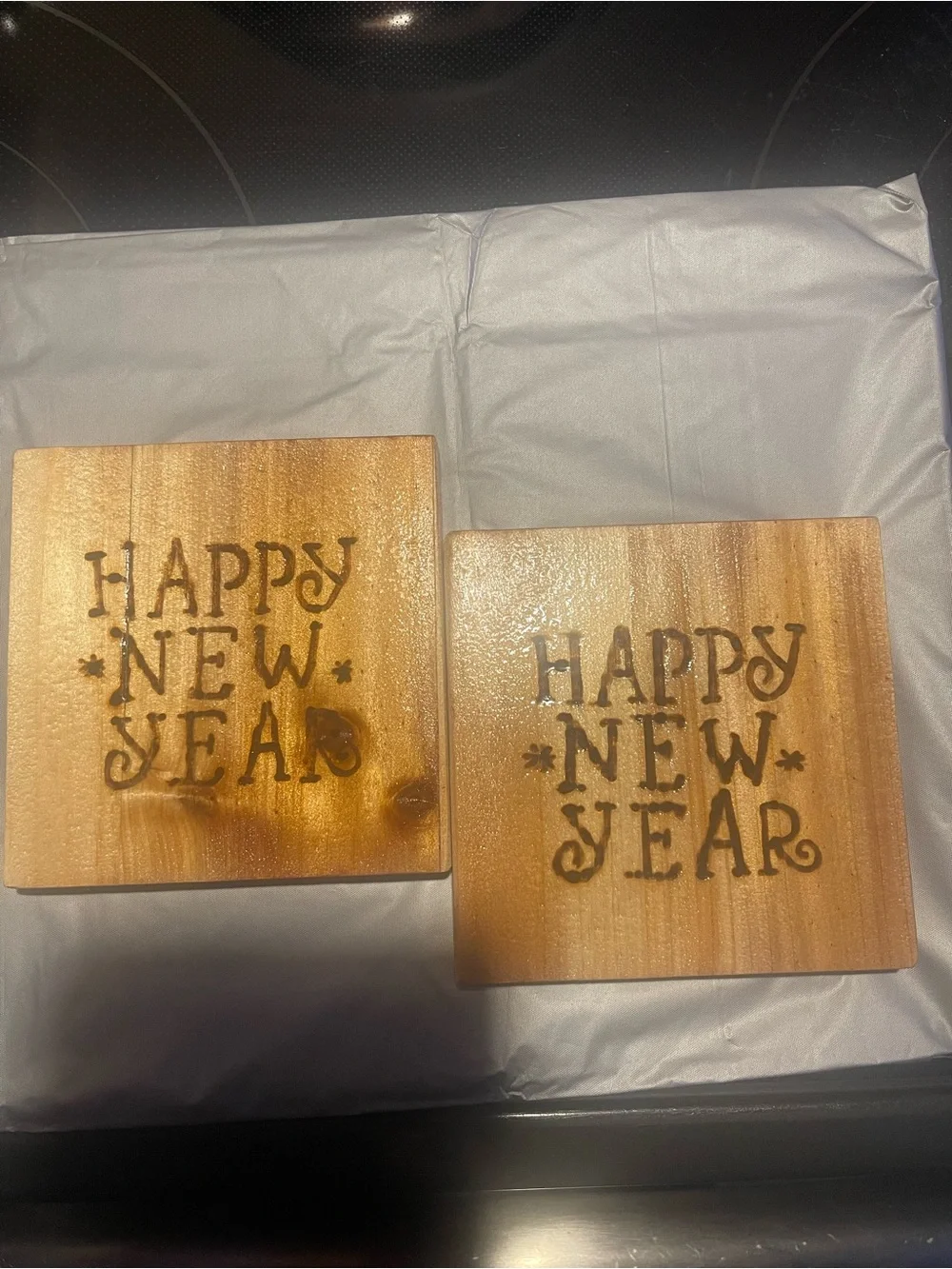 Happy New Year Drink Coasters
